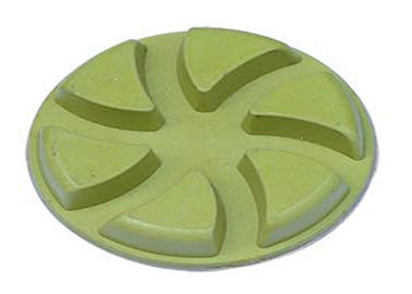 3 Inch High Gloss Dry Diamond Polishing Pads For Marble / Concrete