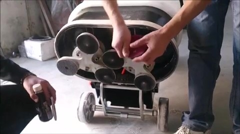 Marmorgranit-konkreter Boden-Schleifmaschine manuelles 380V dreiphasig