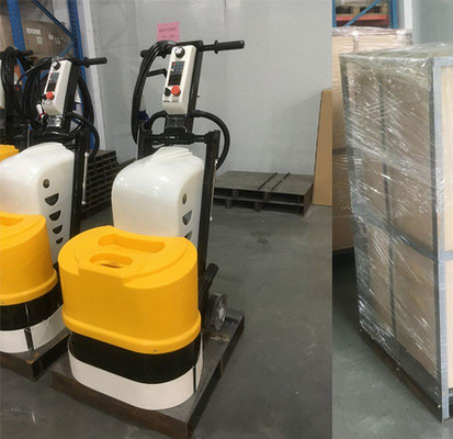Zwei Platten 380V Dreiphasenterrazzo-konkrete Schleifmaschine